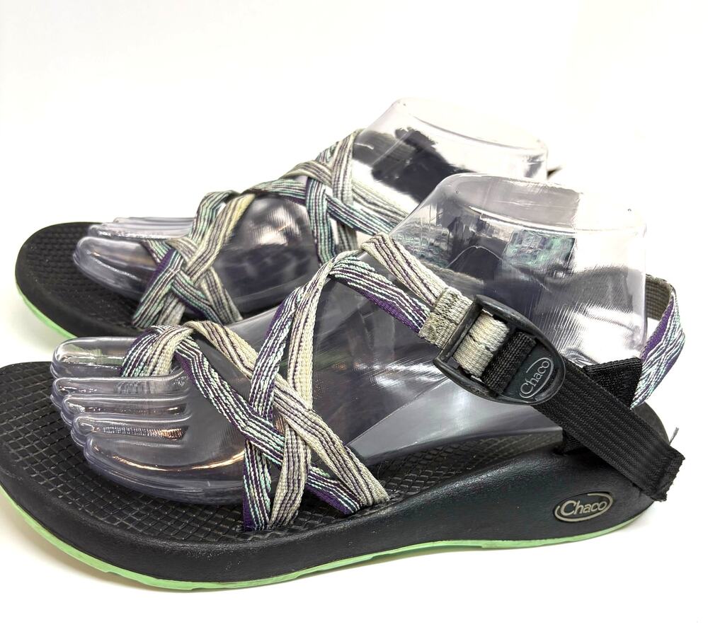 Chaco's sandals purple blue white women's 9